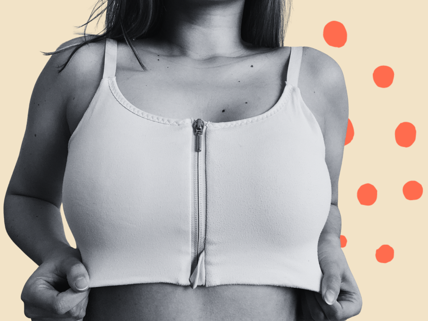 Grey Lumpectomy & Mastectomy Bras